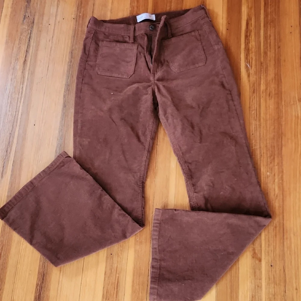 GAP 70's Flare High Rise Corduroy Jeans 31/12r - Picture 1 of 5